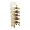 SELENE - Espositore in legno da 5 ripiani